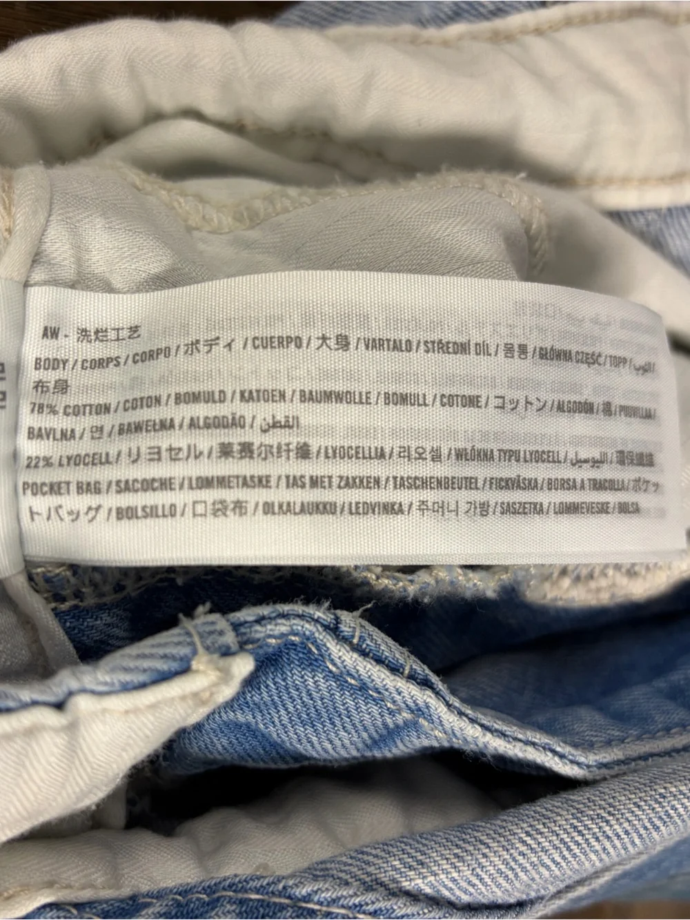 Abercrombie & Fitch Classic Relaxed Denim Straight Leg Overalls Size Large - Picture 7 of 7
